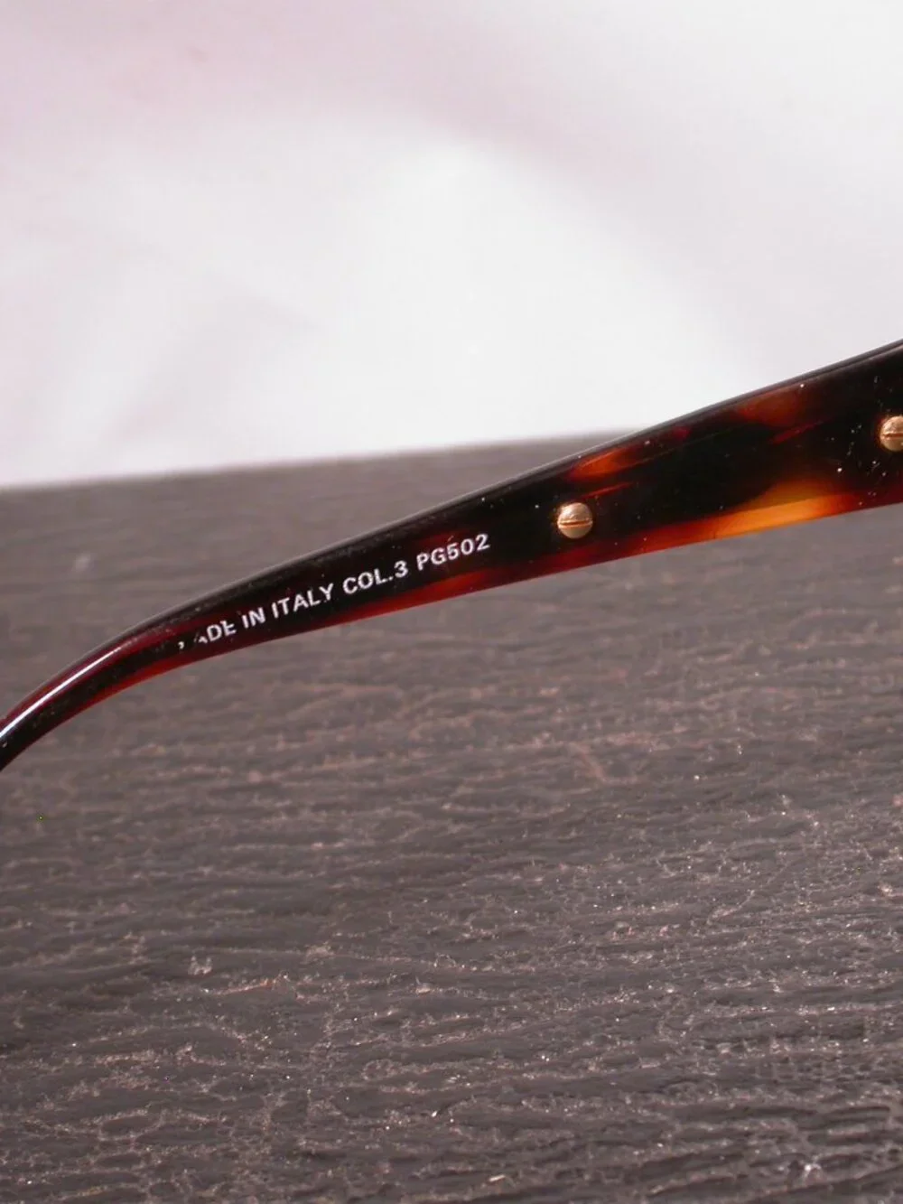 Paolo Gucci Status Eyes Gold Tortoise Big Shades Sunglasses Made in Italy